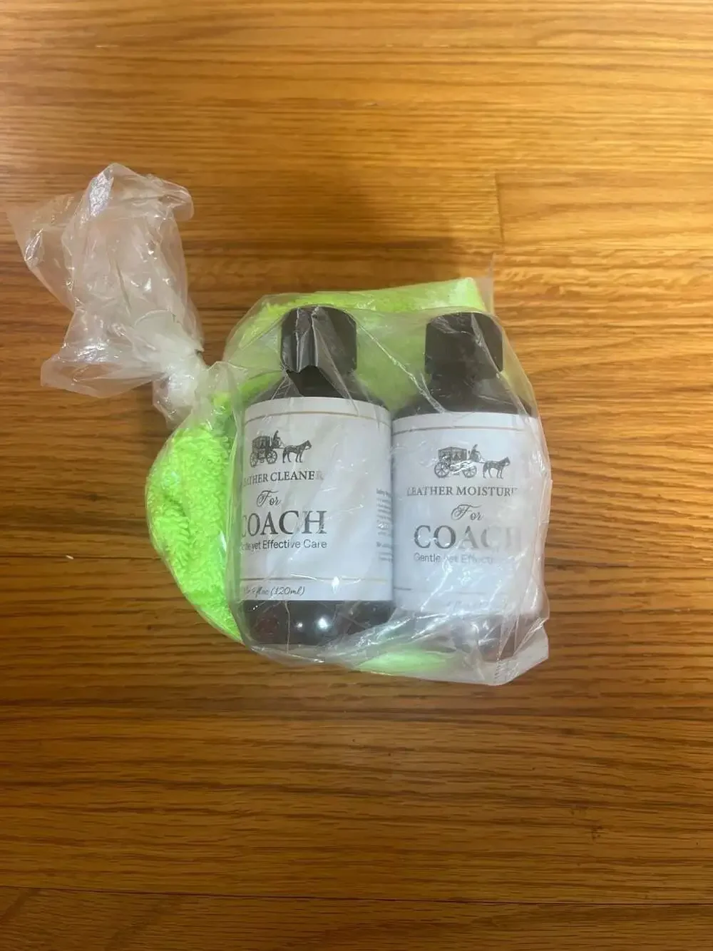 QIFEISHANKA Leather Cleaner & Moisturizer Set for Coach, Gentle Formula to Remov